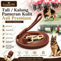 Tali /Kalung Leher/Tali & Kalung Utk Anjing Bahan Kulit Asli Colar/Kalung Putar Pelatihan 60 cm