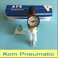 1pc Free Shipping Pneumatic Airtac Type AFR2000 Air Compressor Oil Water Separator 1/4" bsp Gas Filter Regulator AFR-2000 Gauge
