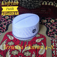 Peci Putih Songkok Putih Kopyah Putih Assagofah