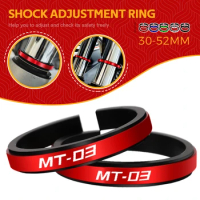 FOR YAMAHA MT03 MT-03 2015-2023 2024 Motorcycle Adjustment Shock Absorber Auxiliary Rubber Ring CNC Accessories Fit 30MM-52MM