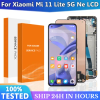 AAA Quality For Xiaomi Mi 11 Lite NE 5G LCD Display Touch Screen Digitizer Assembly For Mi 11 Lite 5G NE 2109119DG Display