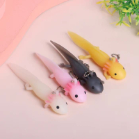1pc Cartoon Funny Keychain Squishy Simulation Fish Stress Squeeze Toy Prank Joke Toys Gifts Antistress Decompression Toys