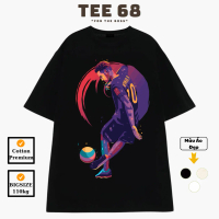 Áo thun Neymar JR Local Brand Tee 68 Cotton 100% Oversize Cổ Tròn Top Menswear Nam Đen