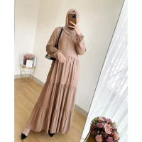 JJ838 GAMIS SUSUN S RAYON & CRINKEL AIR FLOW PREMIUM CUCI GUDANG