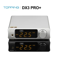 TOPPING DX3 PRO+ (DX3 PRO Plus) ES9038Q2M chip Bluetooth USB DAC Headphone Amplifier AMP LDAC Decoder Remote Control audirect