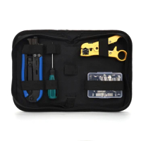 set Stripper Coaxial Cable Crimping Tool Set For RG6 RG59 RG11 Wire Line Cutter Stripping Pliers Set Crimping Plier Hand Toolkit