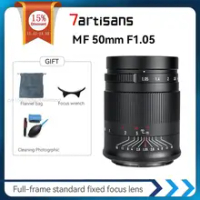 7artisans 50mm F1.05 Full-Frame Large-Aperture Portrait Lens for Sony E A6500/Canon Eos-R/Nikon Z Z9/L Mount TL CL SL Camera