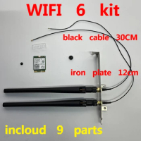 Wireless Antenna KIT for DELL Optiplex 7010 7000MT WLAN CARD WIFI Cable bluetooth module