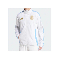 【adidas 愛迪達】Afa Anthm 男款 藍白色 雙面可穿 阿根廷隊 運動 外套 IW0219