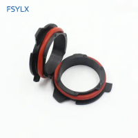 FSYLX H7 Car LED Headlight Retainer clips H7 LED Adapter Holder for BMW E12 E28 E34 E39 E60 E61 F10 F11 5 series H7 Bulb Adaptor
