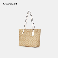 COACH/蔻馳女包小眾奧萊款托特包輕奢單肩手提包印花通勤包包4455-享樂