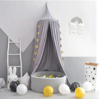 Factory direct INS Nordic children's tent gamehouse reading corner bed account screen shaded tent mo