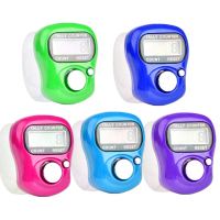 Bộ đếm ngón tay điện tử mini, bộ đếm bấm thủ công, bộ đếm hàng may, bộ đếm số dùng cho dệt kim, kích