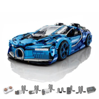 2023 New Technical MOC Idea Remote Control Sports Car Building Blocks Model City Racing Car Toys for Children Christmas Gift Set