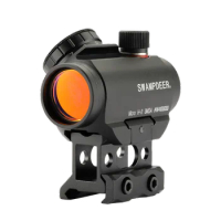 1x40 Tactical Riflescope Hunting Holographic Red Green Dot Sight Airsoft Dot Sight Scope 11mm 20mm Rail Mount Collimator Sight