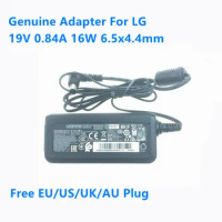 Genuine 19V 0.84A 16W DA-18C19 ADS-18SG-19-3 19016G AC Adapter For LG Monitor Power Supply Charger
