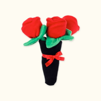 【SofyDOG】ZippyPaws 仿真小物品-情人節玫瑰花束  有聲玩具