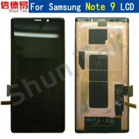 100% 6.4'' AMOLED LCD Display Touch Screen Digitizer Assembly for Samsung Galaxy Note 9 Note9 N960D N960F Repair Parts