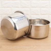 6L Pressure Rice Cooker Inner Pot Pressure Cooker Liner Stainless Steel Inner Pot Non Stick Cookware For Kitchen Accessories