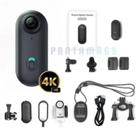 4K Camera Wifi Small Action Kamera Jempol Waterproof 4K Black