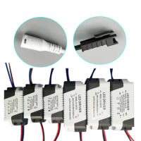 2PCS LED Constant Current Driver 85-265V 1-3W 4-5W 4-7W 8-12W 18-24W Power Supply Output 300mA External Drive For LED Downlight