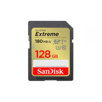 【SanDisk 晟碟】Extreme SDXC UHS-1 V30 128GB記憶卡(台灣代理商貨)