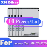 10 PCS 8.0" LCD For Lenovo Tab M8 FHD TB-8705F TB-8705N TB-8705M TB-8705 LCD Display Touch Screen Digitizer Assembly Replace