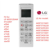 Universal อะไหล่เปลี่ยน for LG  AKB รีโมทควบคุมเครื่องปรับอากาศ AC สําหรับ for LG  AIR AKB Akb Akb A
