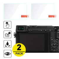 2x Tempered Glass Screen Protector for Panasonic GH6 GH5s GH4 GH3 GX9 GX8 GX7 Mark III G9 G8 GX85 GX80 G85 G80 GF9 GF8 GX800