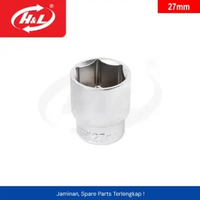 HL Mata Socket / STD Socket Pendek Ukuran 1/2" 27MM