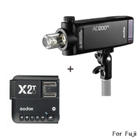 ◎相機專家◎ Godox 神牛 AD200Pro + X2 發射器 套組 For Fuji 外拍棚燈 搭 X2T 開年公司貨【跨店APP下單最高20%點數回饋】