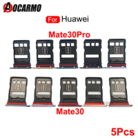 5Pcs Sim Card For Huawei Mate 30 Pro SIM Tray Slot Holder Replacement Parts
