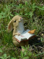 可愛兔子擺件裝飾品多肉微景觀盆栽公仔庭院樹脂創意送女生