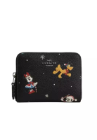 Coach Coach  拉鏈銀包 (CN028) - QB / Black Multi