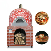Manufacturer Outdoor Napoli 1200 1400 1600 Mm Gas Wood Fired Pizza Oven Commercial