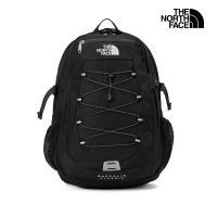 【The North Face 官方旗艦】 北面男女款黑色DWR防潑水休閒後背包｜CF9C4GZ 筆電包/登山包