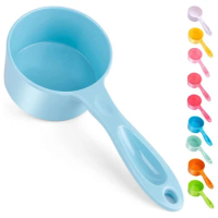 Dog Cat Food Scoop Ice Scoop Flour Scoop Candy Scoops Dry Measuring Cup Plastic Scoop for Canisters and Freezer Dog Accessories