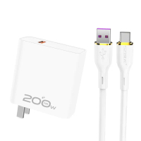 2025 Gaolike 200w Mobile Phone Charger Compatible with OPP/Huawei/Xiaomi/Redmi Flash Charge Fast Cha