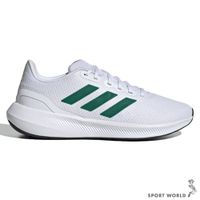 【下殺】Adidas 慢跑鞋 男鞋 緩震 RUNFALCON 3.0 白綠【運動世界】ID2293