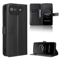 For Asus ROG Phone 7 Ultimat Luxury Flip Diamond Pattern Skin PU Leather Wallet Stand Case For Asus ROG Phone7 ROG7 Phone Bag
