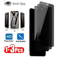 1-3Pcs Privacy Glass Anti-Spy Screen Protector For Xiaomi Redmi A1 A2 Plus 10A SPORT POCO C50 M5