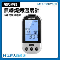 『工仔人』遠程控制溫度計 肉品溫度計 無線溫度計 烤火雞牛肋排 烘焙用品 料理溫度計 MET-TMU250S