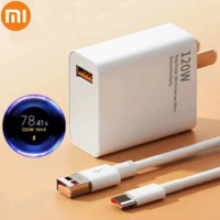 Xiaomi Redmi Note 13 12 Pro+ Charger 120W EU/US Turbo Quick Charge 6A USB C Cable For MI 13 12 11T 12S Pro Mix 4 Redmi K60 Pro