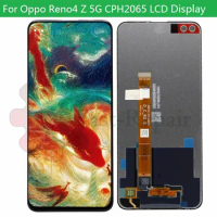 6.57" Original For Oppo Reno4 Z 5G Reno 4 Z CPH2065 LCD Display Screen Frame+Touch Panel Digitizer For Oppo Reno4Z 5G Reno 4z