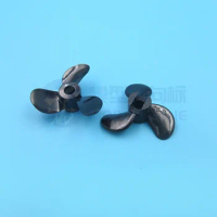 RC Boat Nylon 3-Blade Fully Immersed PC Paddle D28/32/36/40/44/48mm Central Aperture 3/4mm Positive/Reverse Propeller