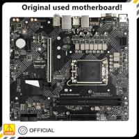 For H610M BOMBER DDR4 Motherboard LGA 1700 For Intel H610 DDR4 64GB USB3.0 Original Desktop Mainboard Used Mainboard