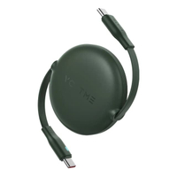 สายชาร์จแบบดึงเก็บรุ่น Yoyo Series (USB-C เป็น USB-C) สีเขียว ยาว 1 เมตร [รองรับ 3A / 60W]