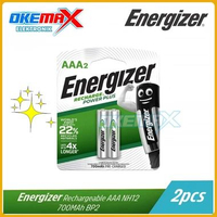 Energizer Baterai Isi Ulang Charger Baterai Rechargeable AAA / Baterai Rechargeable AA original Bate