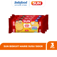 3 PCS - SUN Biskuit Marie Susu 150 gr