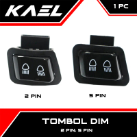 Tombol Dim 2 & 4 & 5 Pin Titik Vario 110 125 150 LED & Beat New K1A Dimmer Switch Swit Saklar Lampu 